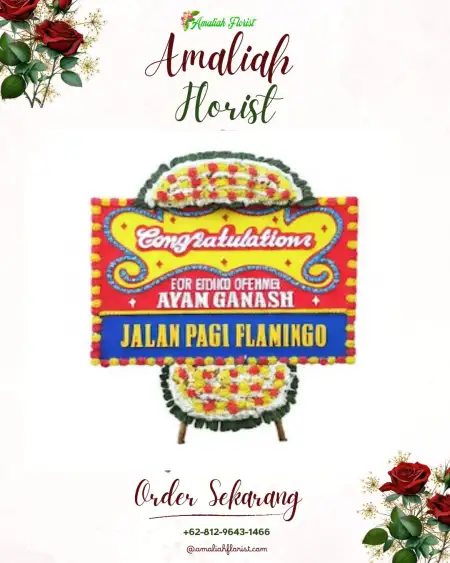 Sewa Papan Bunga Rata Agung